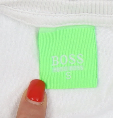 Mens UK Size S HUGO BOSS White  T-Shirt