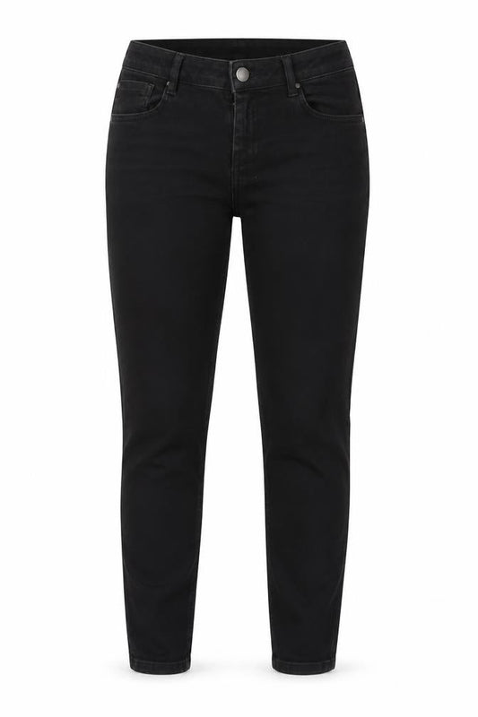 Front view of ASOS Women's Black Skinny Jeans M Slim