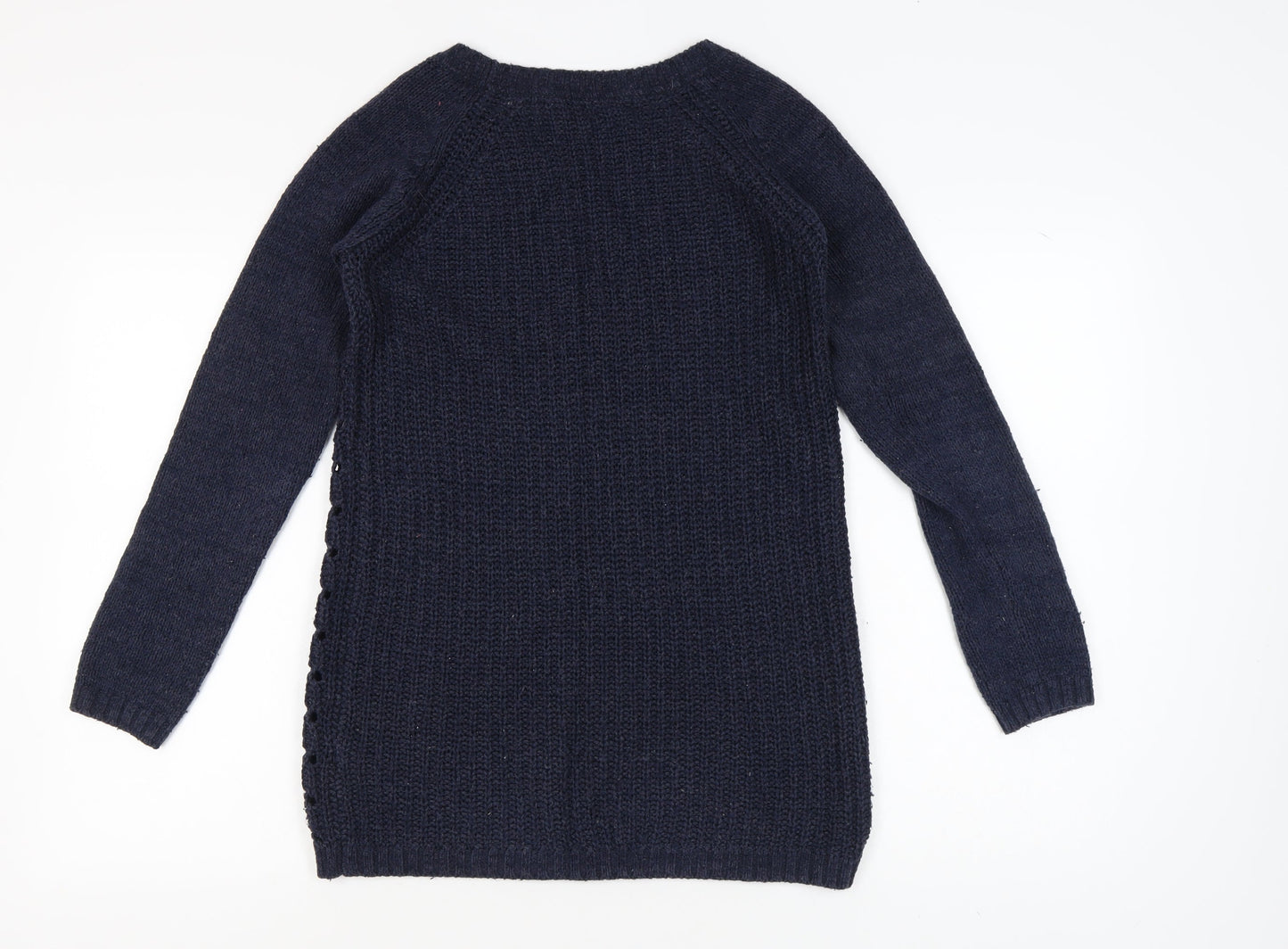 Womens UK Size 10 FatFace Blue Pullover Jumper
