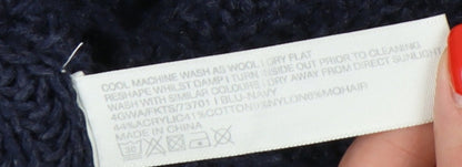 Womens UK Size 10 FatFace Blue Pullover Jumper