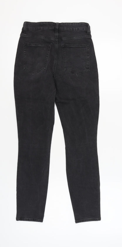 Womens UK Size 10 H&M Regular Fit Skinny Black Jeans