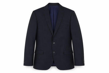 KIP Men’s Blue Single-Breasted Suit Jacket Size UK 50