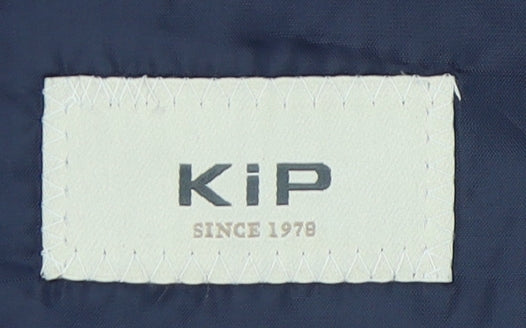 KIP Men’s Blue Single-Breasted Suit Jacket Size UK 50