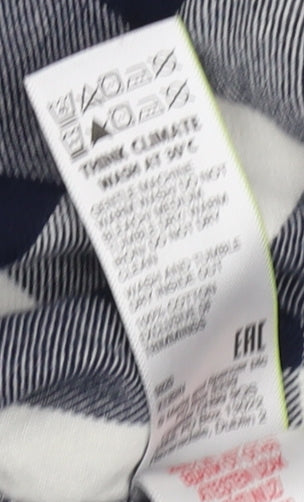 Marks and Spencer Boys Black & White Check Shirt 5-6 Years