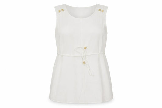 Womens UK Size 18 Bonmarché White Basic Tank