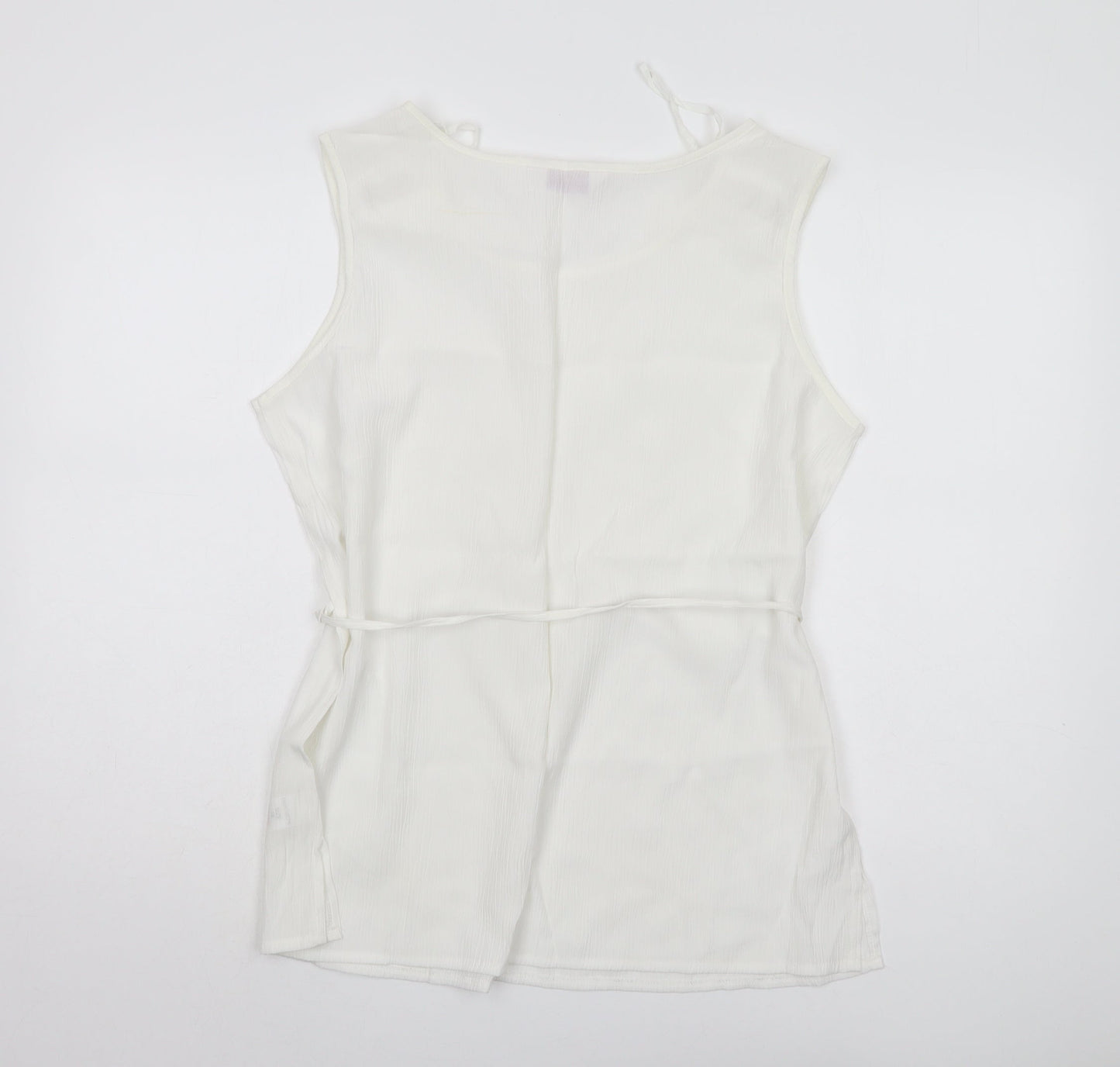 Womens UK Size 18 Bonmarché White Basic Tank