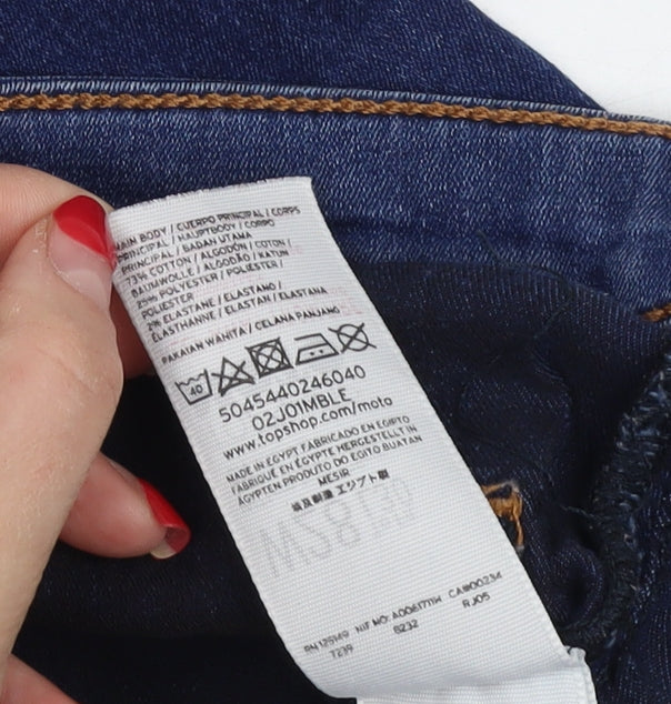 Topshop Women’s Blue Skinny Jeans Size 10