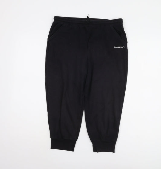 LA Gear Women's Black Jogger Trousers Size 14