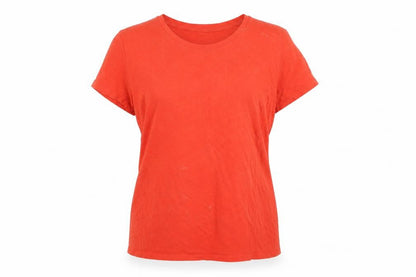 Gap Women's Red Basic T-Shirt L