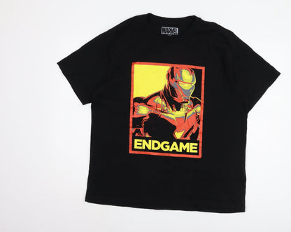 Marvel Men's Black Iron Man Endgame XL T-Shirt