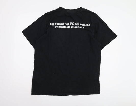 Hummel Men's Black Sports T-Shirt L