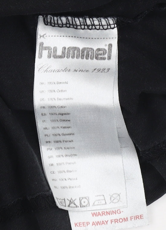 Hummel Men's Black Sports T-Shirt L