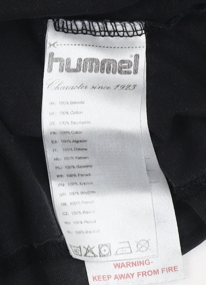 Hummel Men's Black Sports T-Shirt L