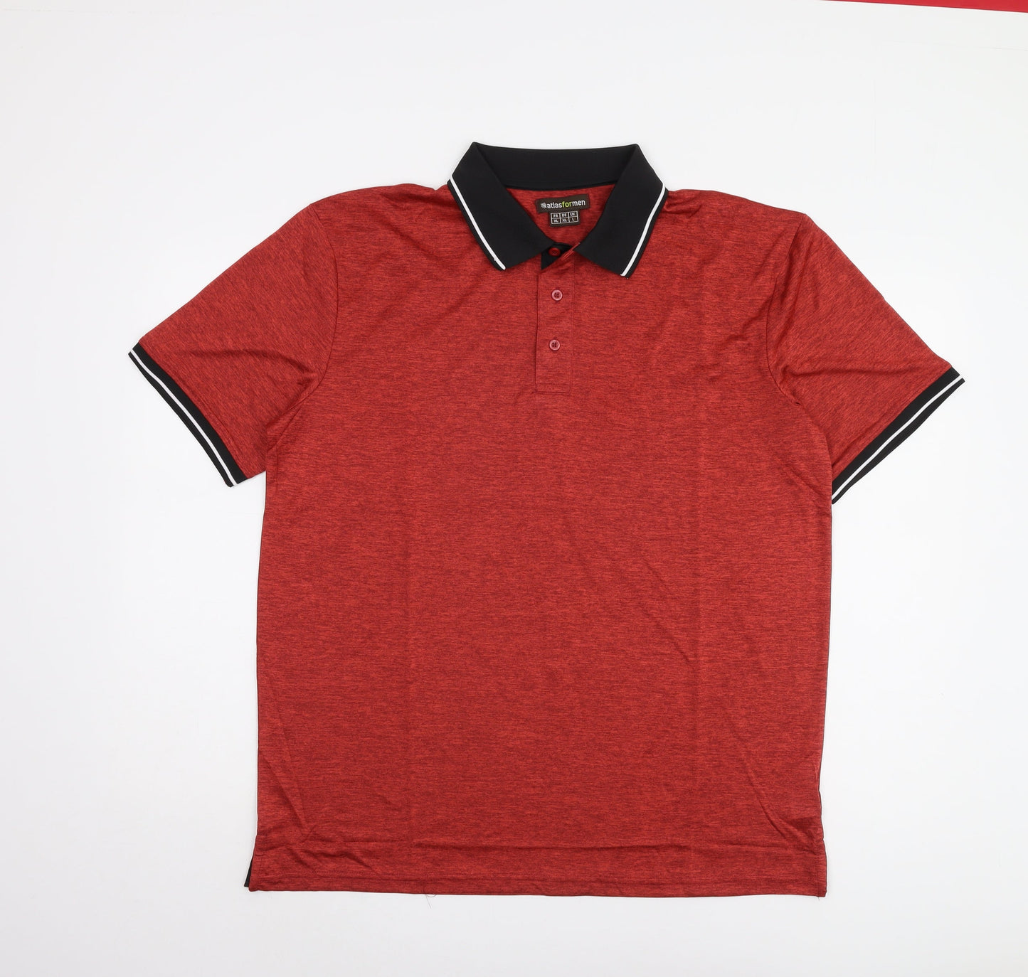 Atlas For Men Red XL Men's Polo Shirt