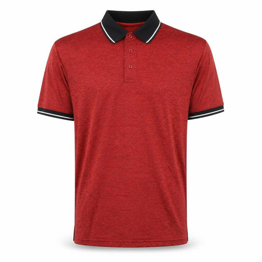 Front view of Atlas For Men Red XL Men's Polo Shirt