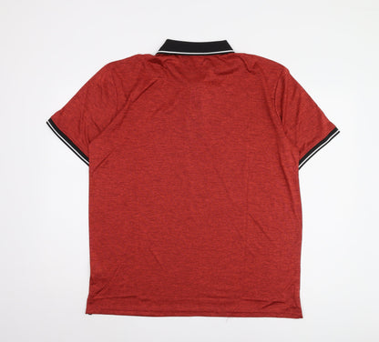Atlas For Men Red XL Men's Polo Shirt