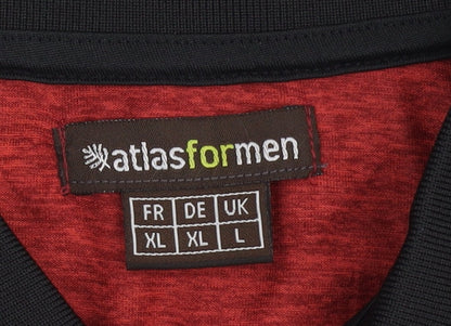 Atlas For Men Red XL Men's Polo Shirt
