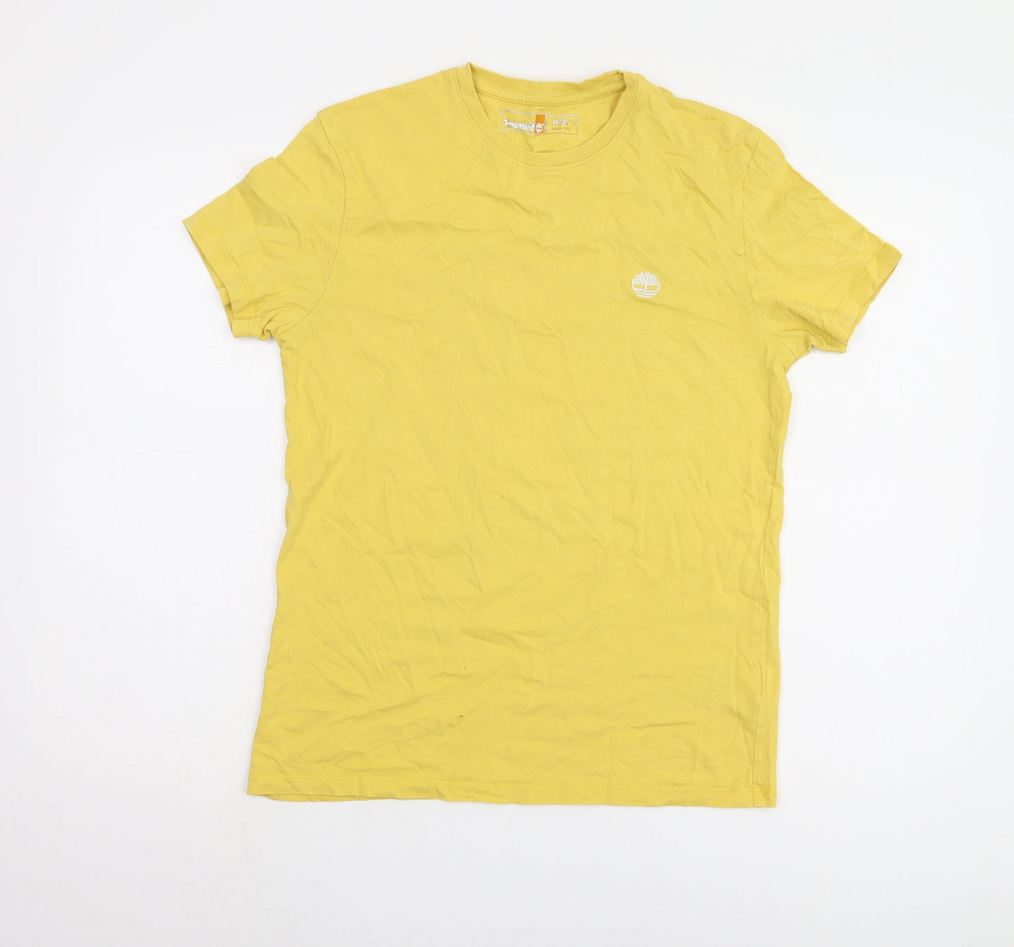 Timberland Men’s Yellow Slim Fit T-Shirt - Size M