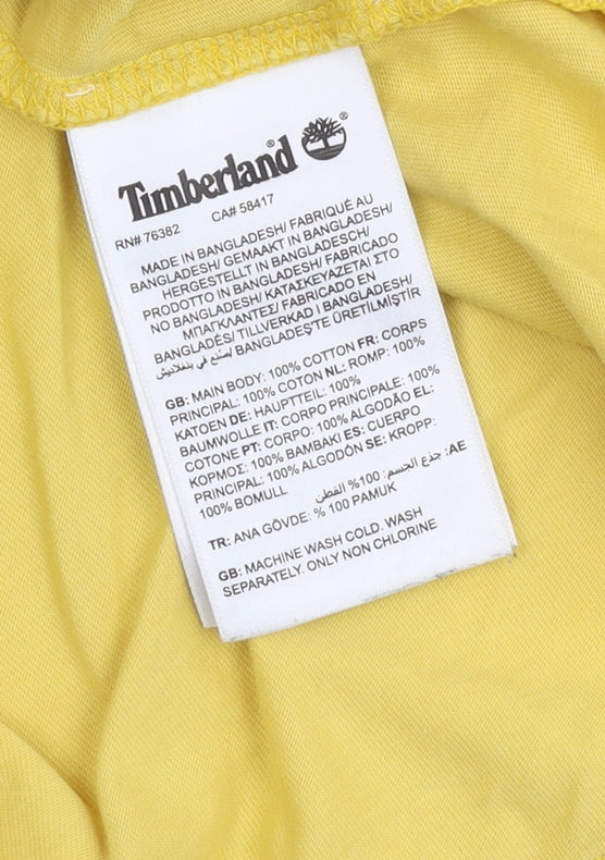 Timberland Men’s Yellow Slim Fit T-Shirt - Size M