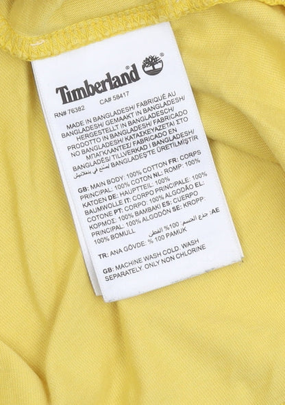 Timberland Men’s Yellow Slim Fit T-Shirt - Size M
