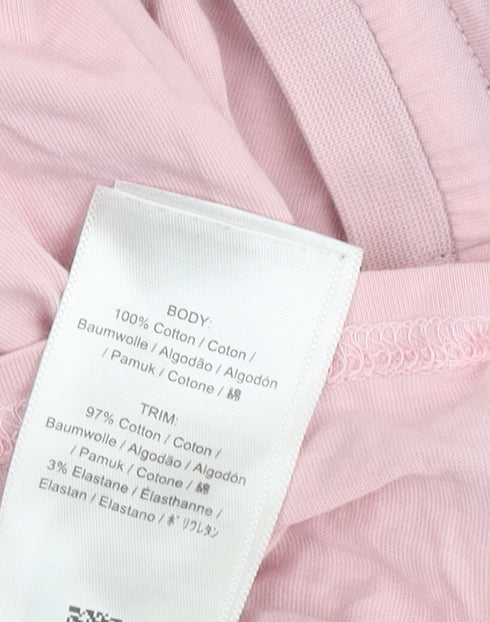 Fred Perry Boys Pink T-Shirt, Short Sleeve, Size S, Casual