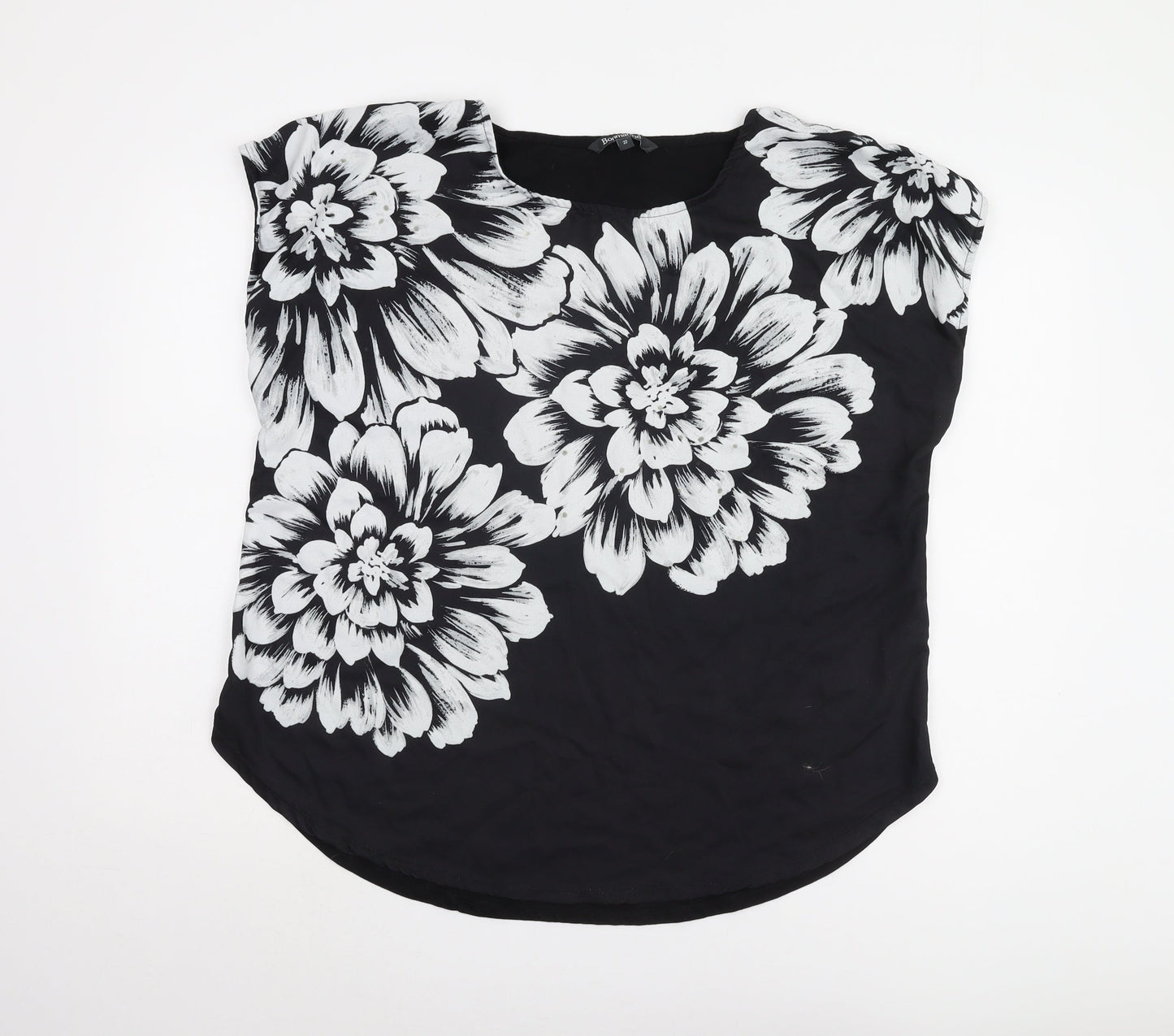 Womens UK Size 22 Bonmarché Black Basic Blouse