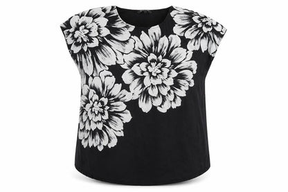 Womens UK Size 22 Bonmarché Black Basic Blouse
