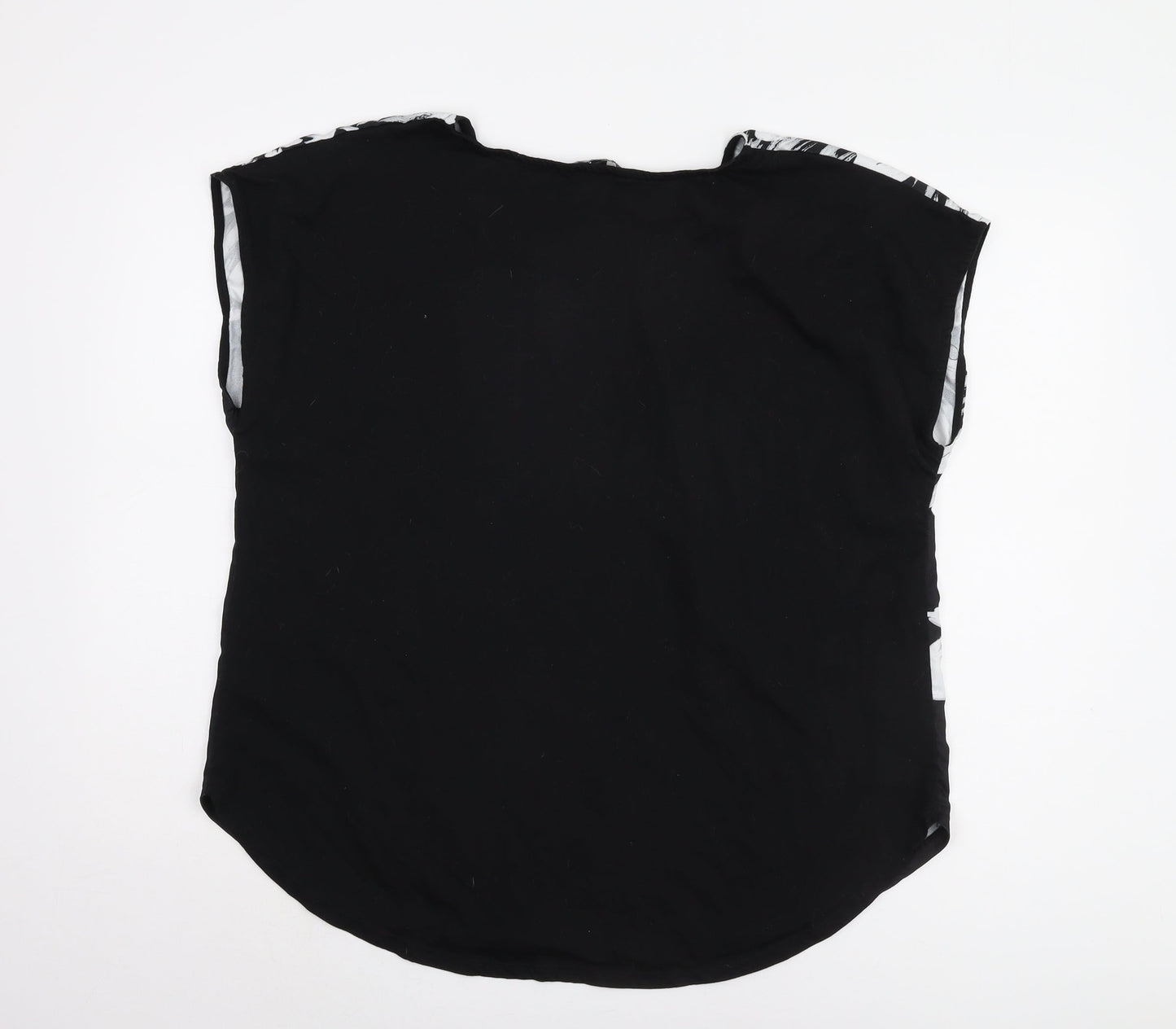 Womens UK Size 22 Bonmarché Black Basic Blouse