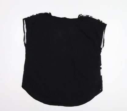 Womens UK Size 22 Bonmarché Black Basic Blouse