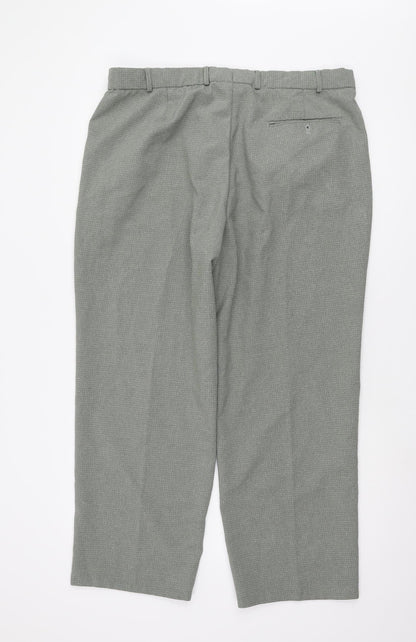 Mens UK Size L C&A  Casual Workwear Grey Trousers