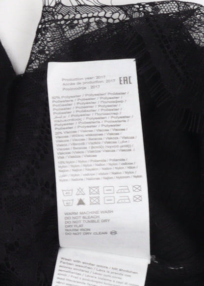 Womens UK Size XS Jacqueline de Yong Black Pullover Jumper