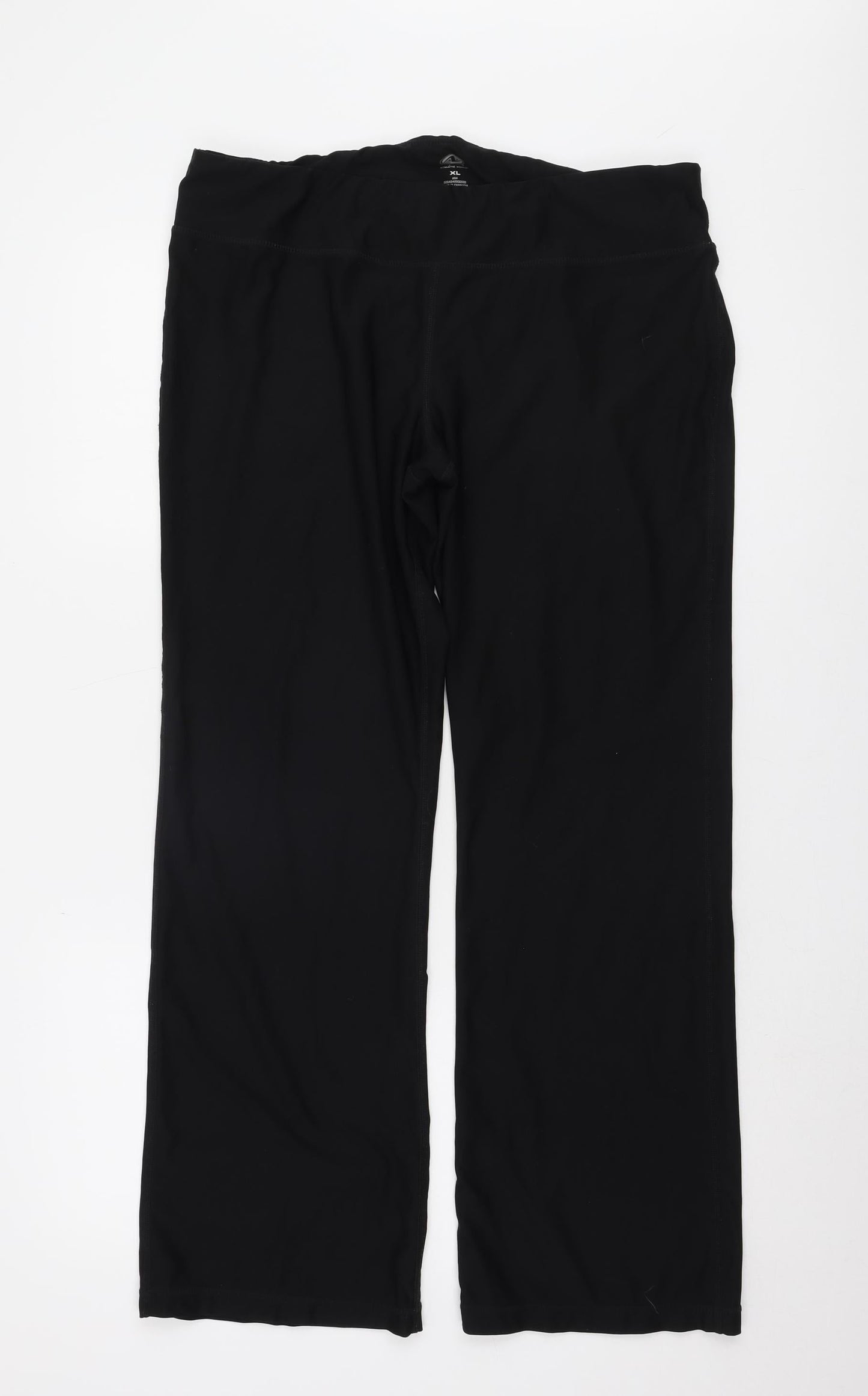 Womens UK Size XL Athletic Works Regular Fit Sweatpants Black Trousers