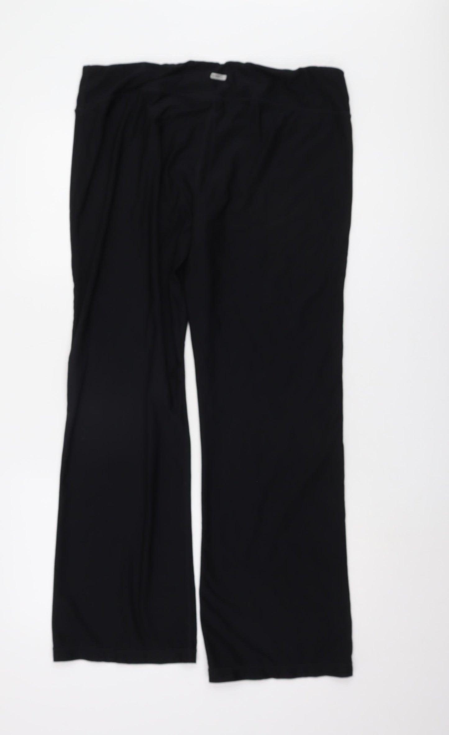 Womens UK Size XL Athletic Works Regular Fit Sweatpants Black Trousers