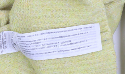 Abercrombie & Fitch Women's Yellow Mock Neck Pullover Jumper S