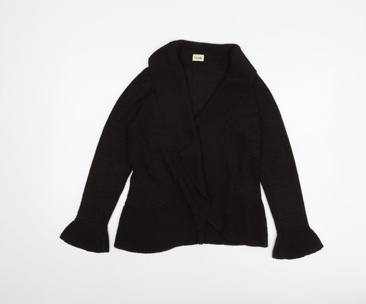 Womens UK Size M Viyella Black Cardigan Jumper