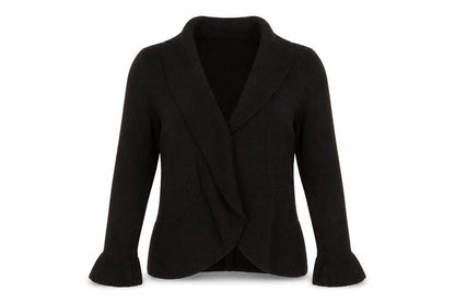 Womens UK Size M Viyella Black Cardigan Jumper
