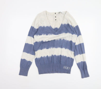 Womens UK Size 6 ROXY Multicoloured Pullover Jumper