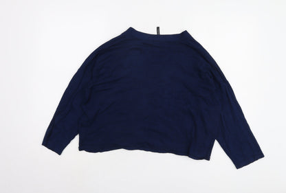 Womens UK Size 16/18 Capsule Blue Pullover Jumper