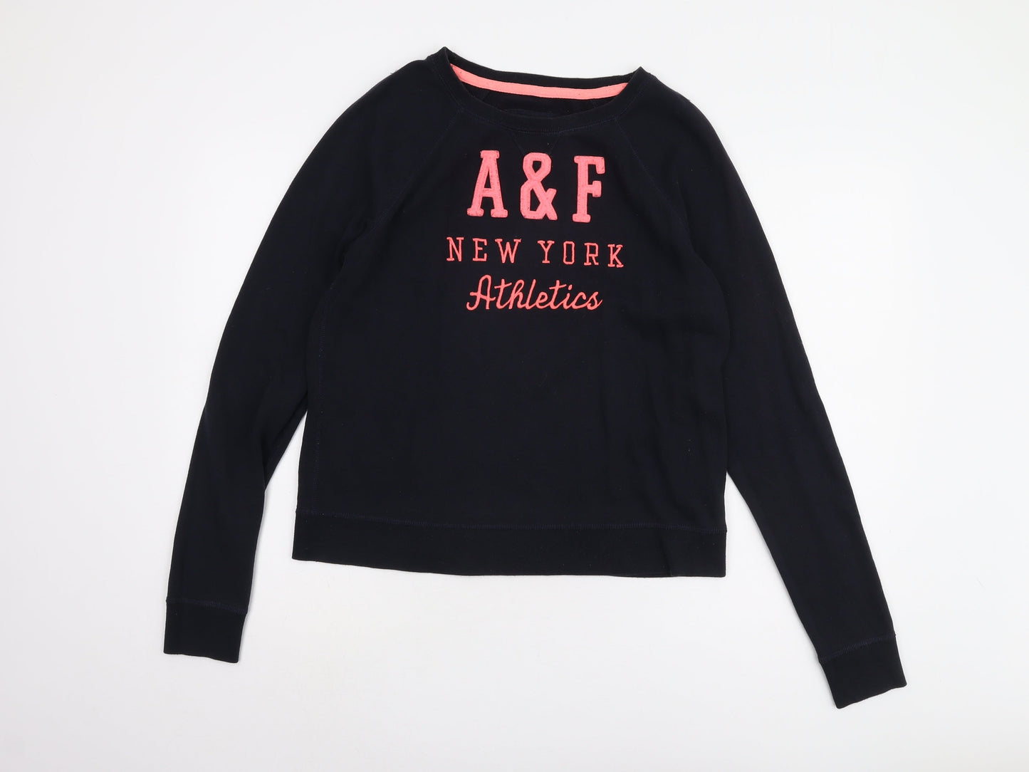 Abercrombie & Fitch Women's Black M Logo Pullover Sweatshirt