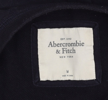 Abercrombie & Fitch Women's Black M Logo Pullover Sweatshirt