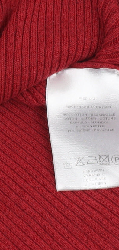 Jaeger Women's Red Medium Tank Top Knit Casual