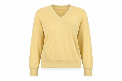 Womens UK Size XS PUMA Beige Wrap Sweatshirt