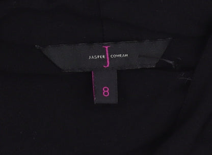 Jasper Conran Black Wrap Blouse, Women, Size 8, Elegant