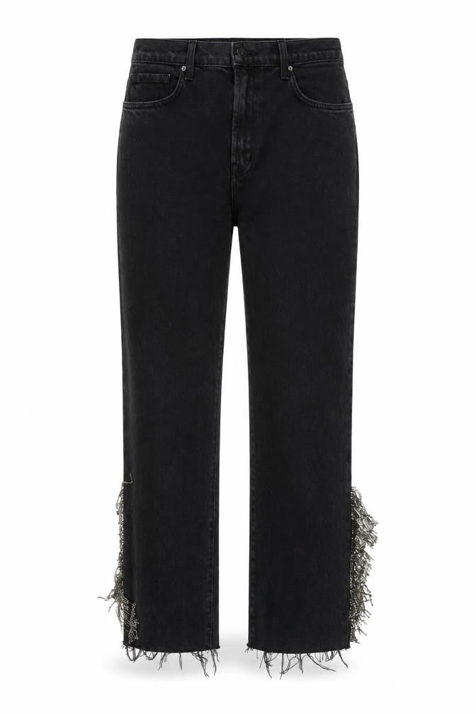 Womens UK Size 29 J Brand Regular Fit Straight Black Jeans