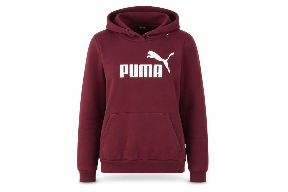 Unisex Adults UK Size M PUMA Red Pullover Hoodie