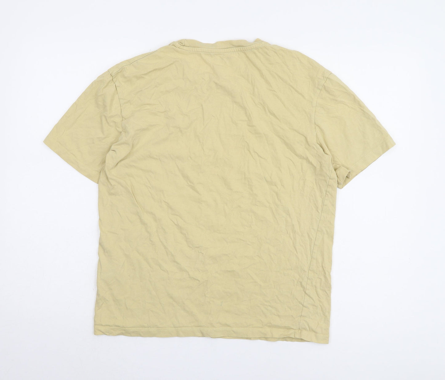Mens UK Size M JACK & JONES Beige  T-Shirt