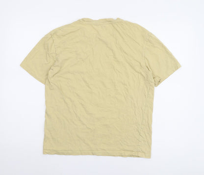 Mens UK Size M JACK & JONES Beige  T-Shirt