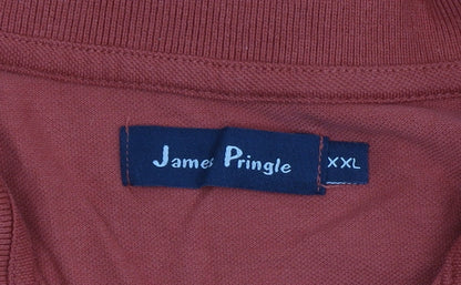 James Pringle Men's Red 2XL Polo Shirt