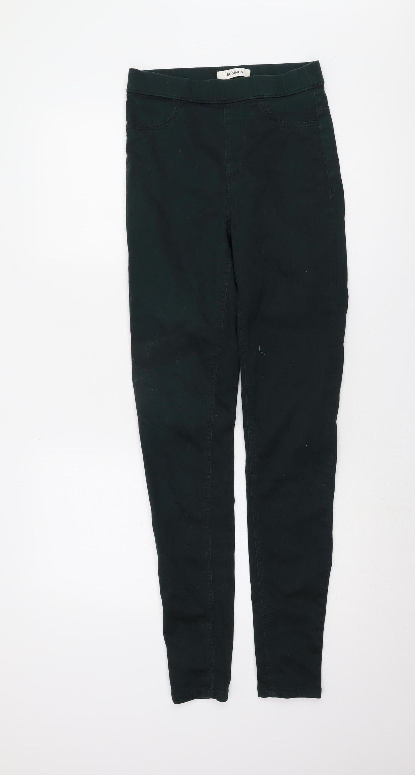 Womens UK Size 8 Marks and Spencer Slim Fit Jegging Green Jeans