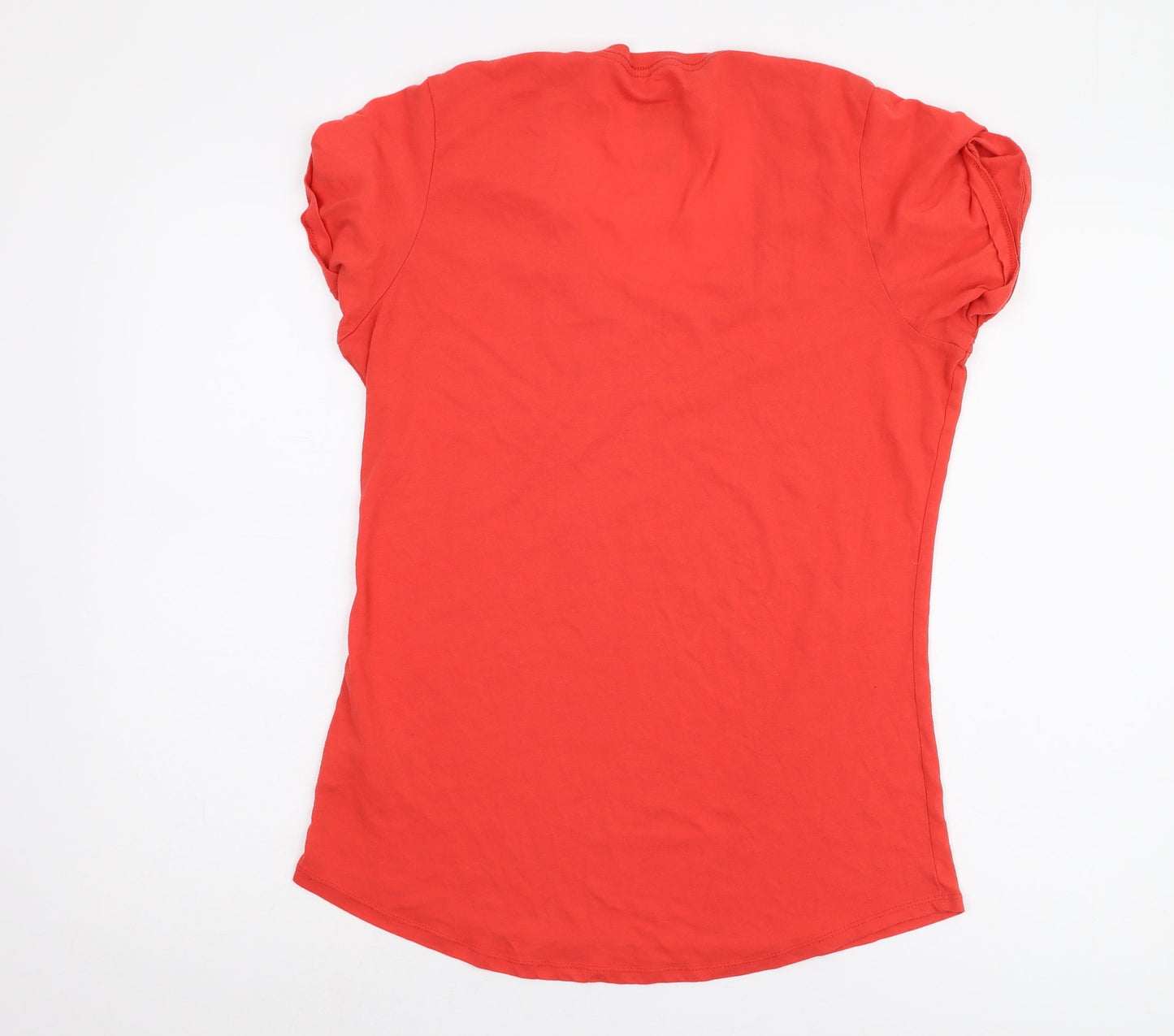 Womens UK Size M Nike Red Basic T-Shirt